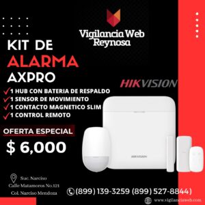 KIT DE ALARMA AXPRO Seguridad sin cables. Protección completa desde el primer día.